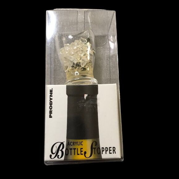 Bottle Stopper for Wine, Champagne,..by Prodyne Made in Taiwan New in Box - Picture 2 of 6
